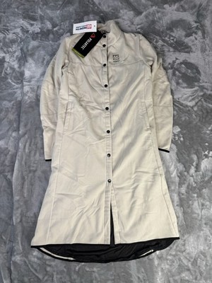 NWT 66°North trench coats Polar Tech Kjolur Coat White Dardanella Size Medium