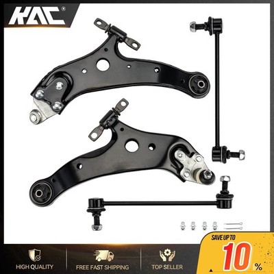 4pc Front Lower Control Arm Set Fits 08-19 Highlander 13-19 RX350 09-15 Venza