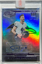 Justin Tucker AUTO #/149 Plates & Patches Historical 2023 Autograph Signature SP