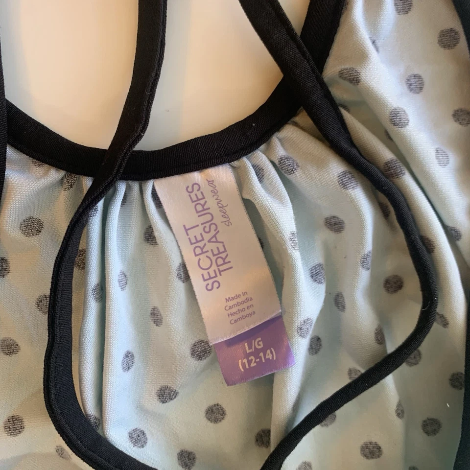 Camisón para mujer Secret Treasures sin mangas correas finas talla grande Foto 3 de 4