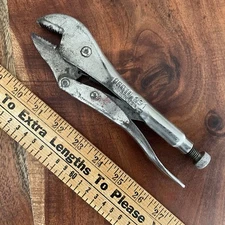 Vintage Proto Tools 291 Chrome Locking Adjustable Pliers Straight Jaw USA
