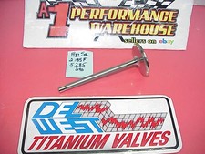 1 New Del West Titanium Intake Valve 1132 X 2.135 X 5.285 Square Groove 1 New Del West Titanium Intake Valve 1132 X 2.135 X 5.285 Square Groove