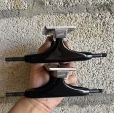 Tensor Gloss Black Skateboard Trucks - Pair - 5” Hanger - 7.5-7.75 Deck