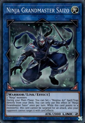 Ninja Großmeister Saizo OTS Super Rare OP20-DE010 Yu-Gi-Oh!