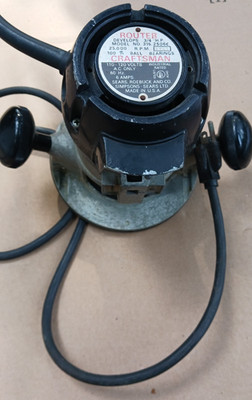Vintage Sears Craftsman Router 315.25066 25,000 RPM 3/4 HP