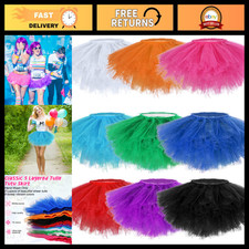 9 Pcs Halloween Tutu Skirts for Adults - 5-Layered Costume Party Outfits