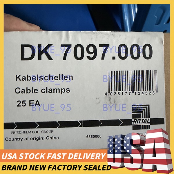 Rittal 7097000 DK CABLE CLAMPS FOR 18-22MM DIA DK 7097.000