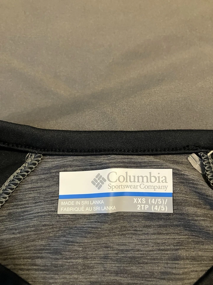 Túnica Columbia Juvenil Niñas Better Edge Manga Larga Carbón Brezo/Negro XXS Foto 4 de 4