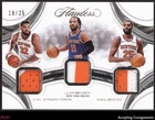 2024 Flawless Jalen Brunson Karl-Anthony Towns Mikal Bridges GAME USED PATCH /25