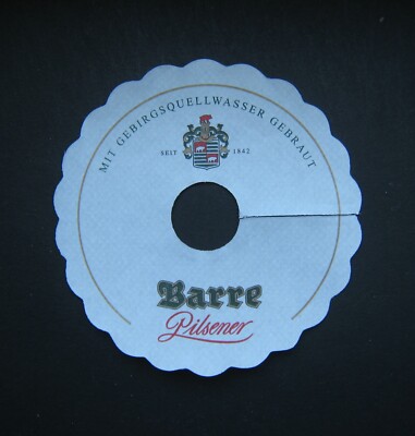 BARRE PILSDECKCHEN Bierdeckel Coaster Beer Bier  Lübbecke Deutschland  V5
