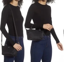 Long Champ NEO Nylon Black 1500 Crossbody / Tote XS  New Bags