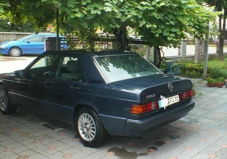 1991 Mercedes W201 BLAU 199800 Km H-Kenn. Möglich manuell Top Zustand 190 Diesel - Bild 3 von 4