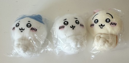 Chiikawa Sitting Plush Doll Mascot Set of 3 Chikawa Hachiware Usagi - Picture 4 of 6