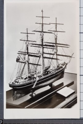 POSTKARTE CUTTY SARK MODELL VOLL MANIPULIERT WIE 1869 START