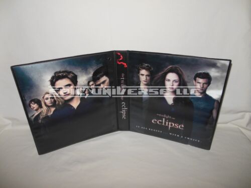 Wykonana na zamówienie 2010 NECA Twilight Eclipse Karta kolekcjonerska Album Binder - Zdjęcie 1 z 6