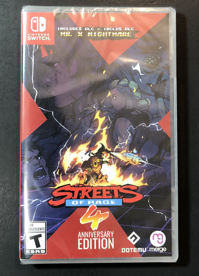 Streets of Rage 4 [ Anniversary Edition ] (Nintendo Switch) NEW | eBay