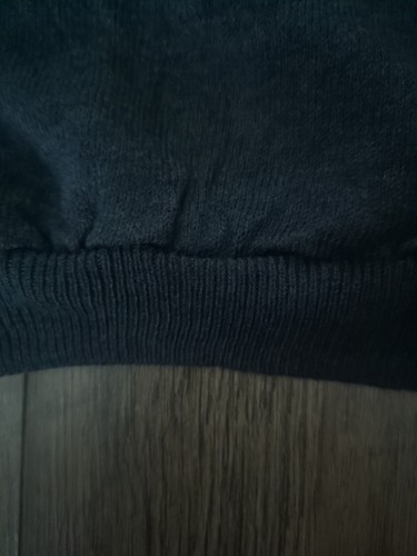 Tommy Hilfiger Cropped Jumper Grey Women's Long Sleeve Logo Design Cotton XL - Picture 3 of 11