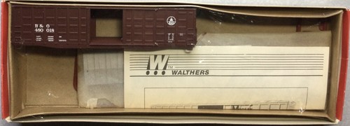 Walthers H.O. Kit Escala 50’ Waffle Side Box Baltimore & Ohio #480018 | Zustand: Used