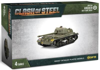 Clash of Steel CSB07 Archer Anti-Tank Troop (4 AT Guns) Gaming Miniatures