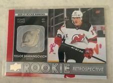 2021-22 UPPER DECK HOCKEY ROOKIE RETROSPECTIVE YEGOR SHARANGOVICH DEVILS RR-5