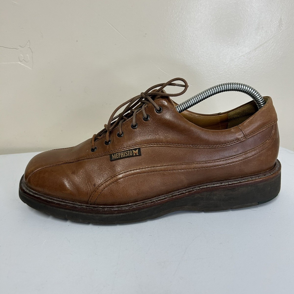 Mephisto Goodyear Welt Brown Mens Portugal Leather Bicycle Toe