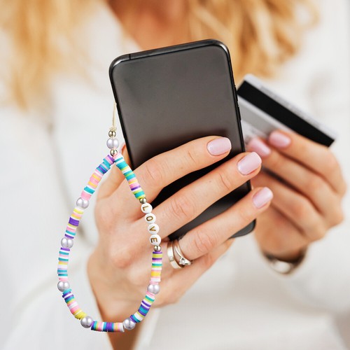2 Pcs Mobile Phone Straps Baby Pendant Decoration Beaded Lanyard - 第 5/11 張圖片