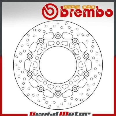 Disque Frein Flottant Brembo Oro Anterieur pour Suzuki Sv Abs 650 2003 > 2010 - Photo 1/2