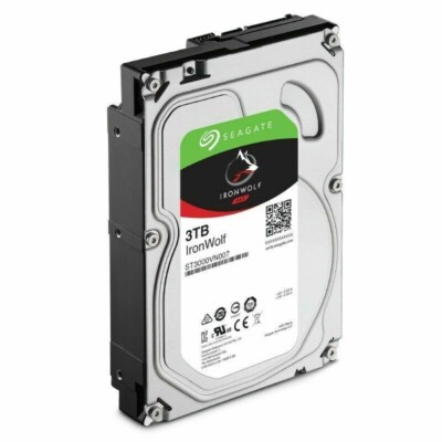 Festplatte Seagate 3TB ST3000VN007 5900Rpm 64Mb Cache NAS HDD Sata III IronWolf