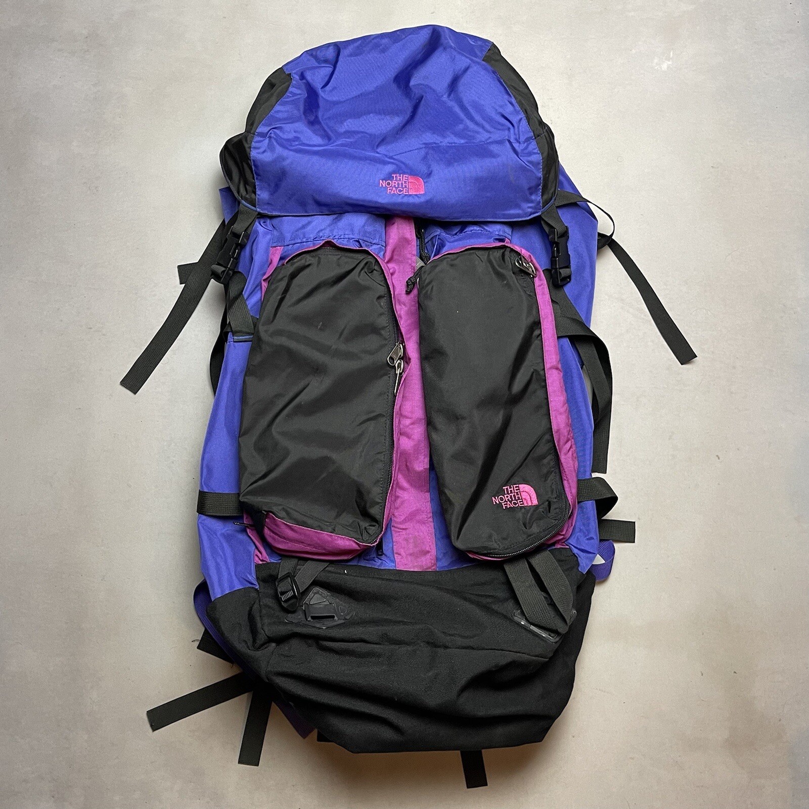 Vintage North Face Hiking Internal Frame Backpack Detachable Packs Camping  90’s