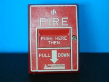 CERBERUS PYROTRONICS MSI-20B DUAL ACTION MANUAL PULL STATION QUANTITY AVAILABLE