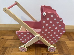 mamas and papas wooden dolls pram