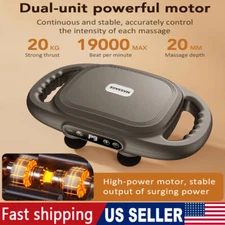 6 Head Muscle Massager Gun Neck Shoulder Waist Fascia Massage Body Relax Therapy