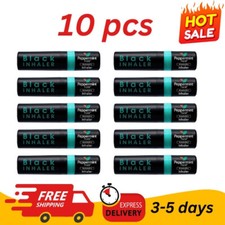 Peppermint Field Thai Black Inhaler 2 in 1 Aromatic Nasal Inhaler  Oil x 10 pcs