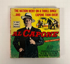 Vintage Black White 8mm Movie Film Al Capone Staring Rod Steiger