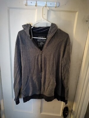 Broken Threads Full Zip Hoodie - Size M - Gray