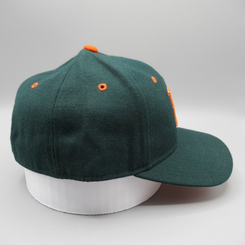 Vintage Hawaii Rainbow Warriors Hat Cap 7.5 Green Graf-X College Sports Adult - Picture 6 of 14