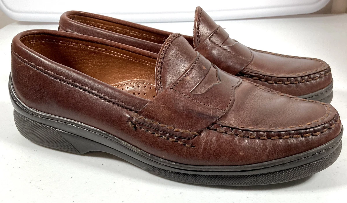Alden Cape Cod Collection Brown Leather Comfort Penny Loafers H416