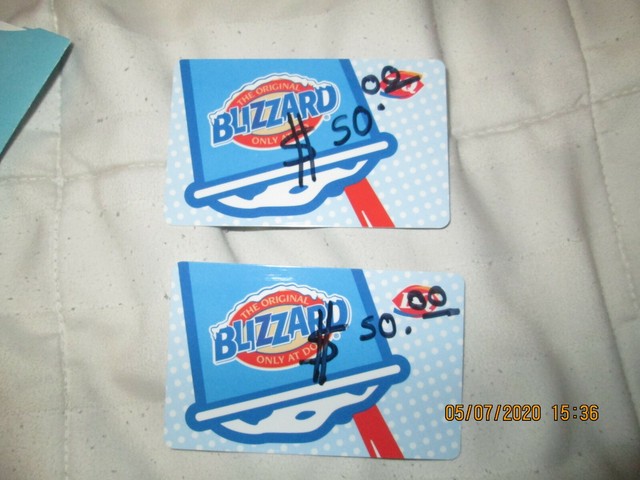  80 Dairy Queen Gift Card For Sale Online EBay