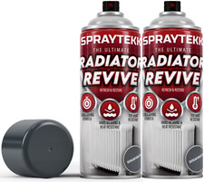 Radiator Aerosol Spray Paint Quick Drying Heat Resistant White Black Anthracite