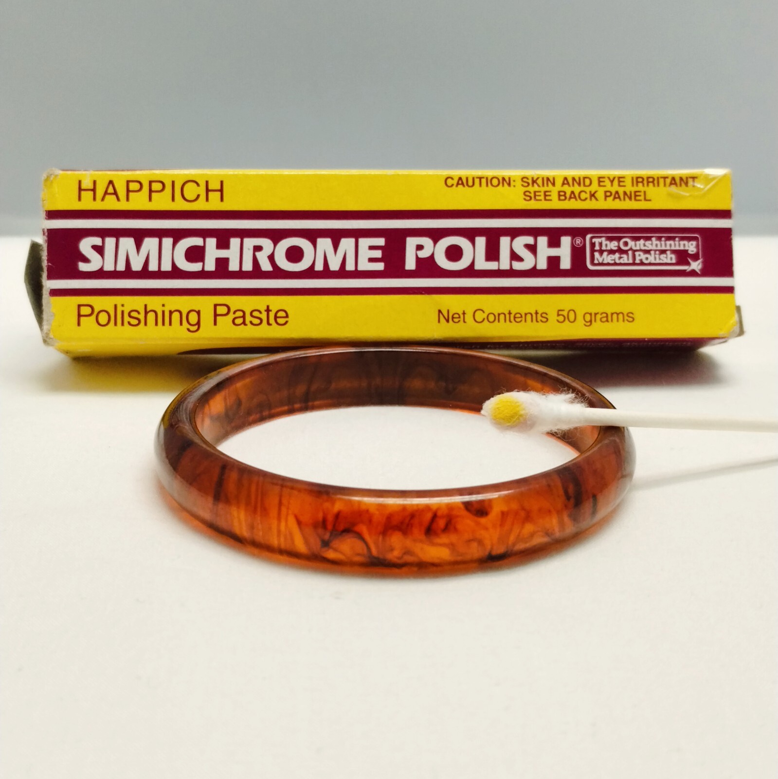 Vintage Bakelite Bangle Bracelet Root Beer Tested - image 2