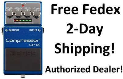 New Boss CP-1X Compressor Guitar Effects Pedal