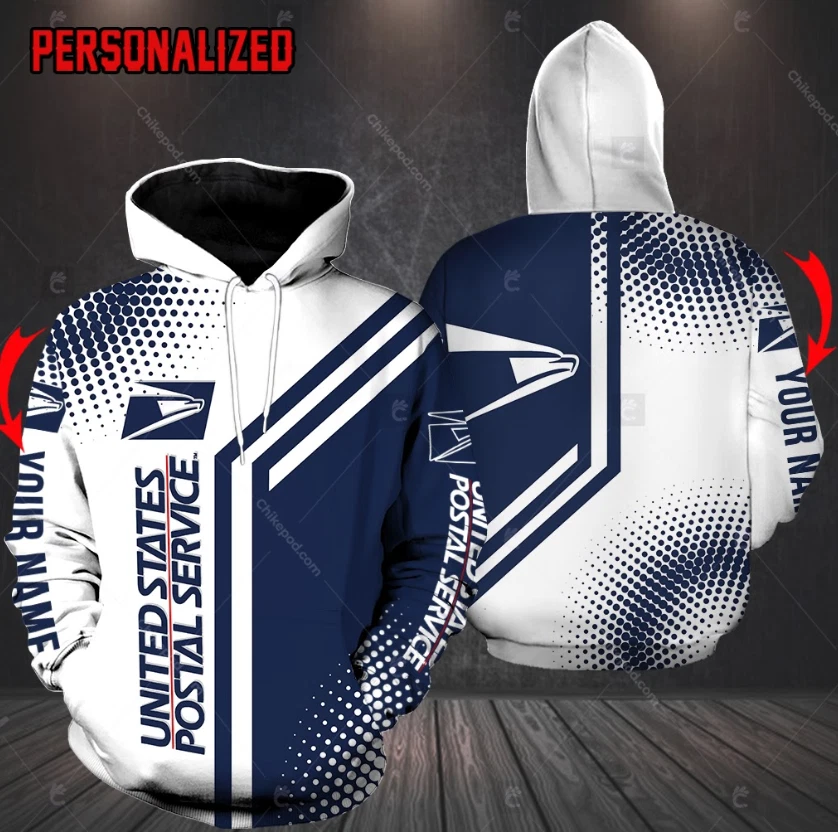 Personalized Name Postal Worker 3D All Over Printed Hoodie