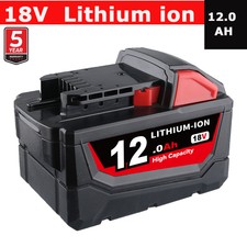Replace Milwaukee 48-11-1812 M1-8 18V Lithium High Output 12.0AH Battery Pack