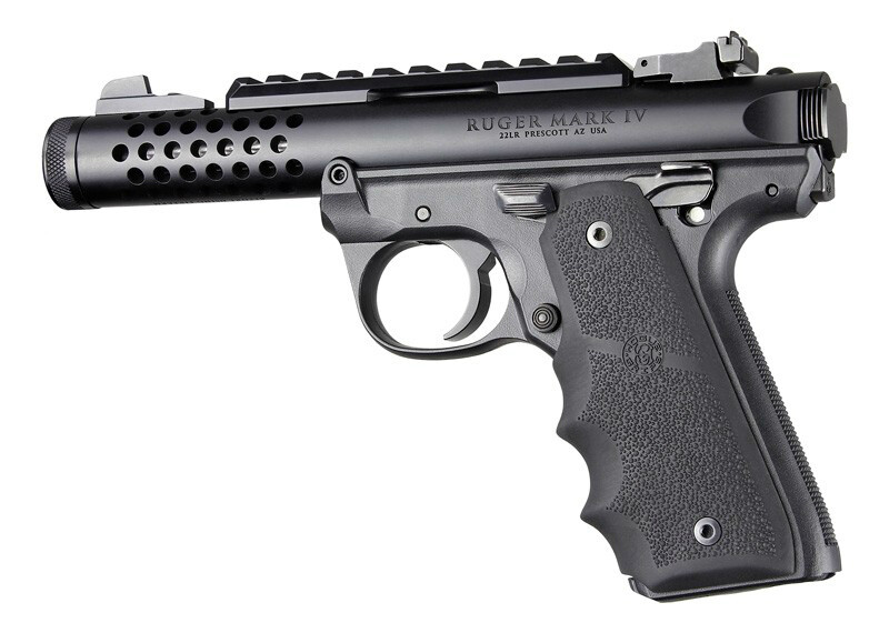 COLT MK IV SERIES 80 hogueグリップ　wa Hogue Ruger 22/45 MK IV Rubber Grip With Finger Grooves