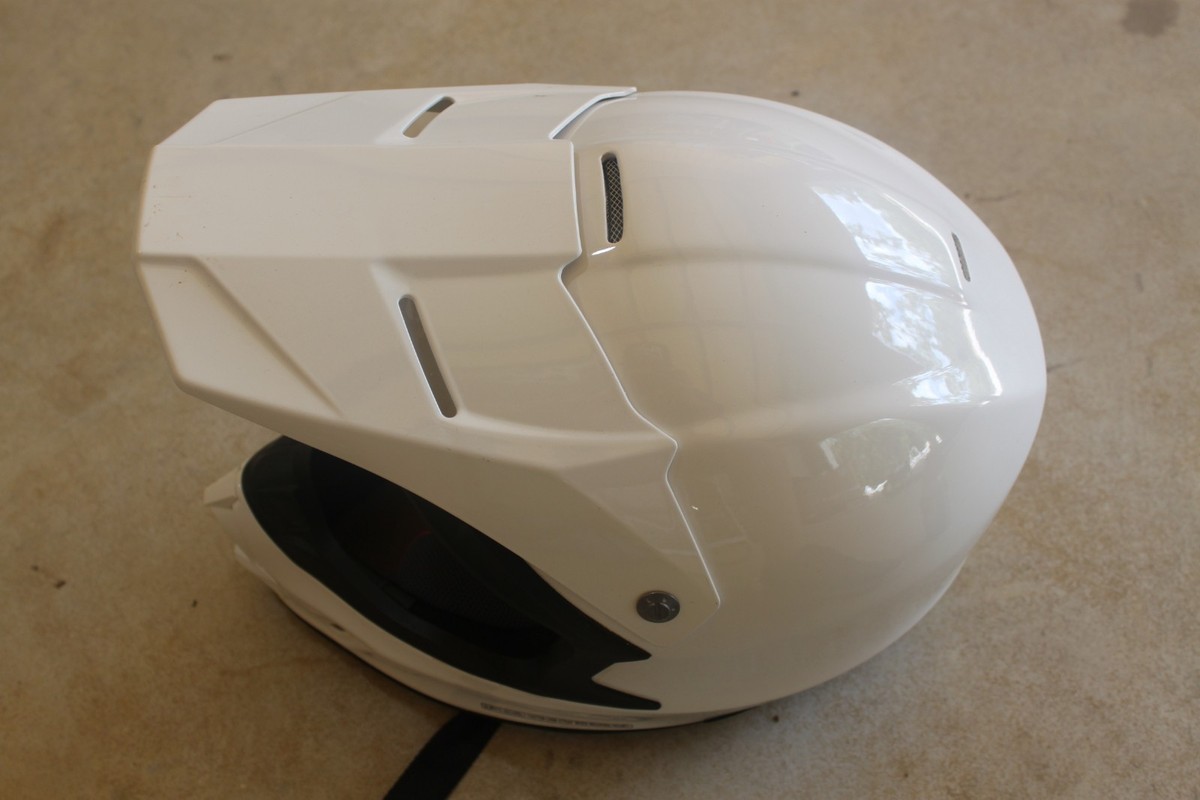 HJC White Helmet Adult Size XS Dirtbike MX ATV UTV Offroad 6383 Z1