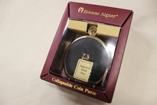 Vintage Etienne Aigner Leather Collapsable Coin Purse New In Box