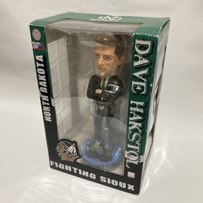 #ad #ad Dave Hakstol North Dakota UND Fighting Sioux Bobblehead WCHA Dacotah Hockey $37.69