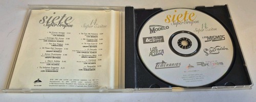 Siete Super Grupos 14 Super Exitos-Los Temerarios-Los Mismos-Grupo Modelo._CD - Picture 3 of 5