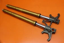 05-06 KAWASAKI NINJA ZX6R OEM STRAIGHT FRONT FORKS SHOCK SUSPENSION SET PAIR 