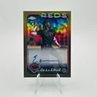 2024 Topps Chrome ELLY DE LA CRUZ GOLD REFRACTOR AUTO /50 RC Rookie #RA-EDLC
